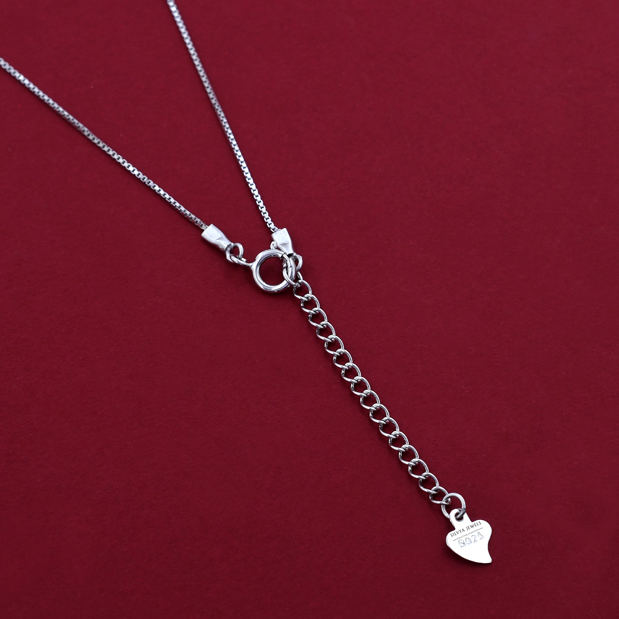 Long Pearl Drop 925 Sterling Silver Pendant