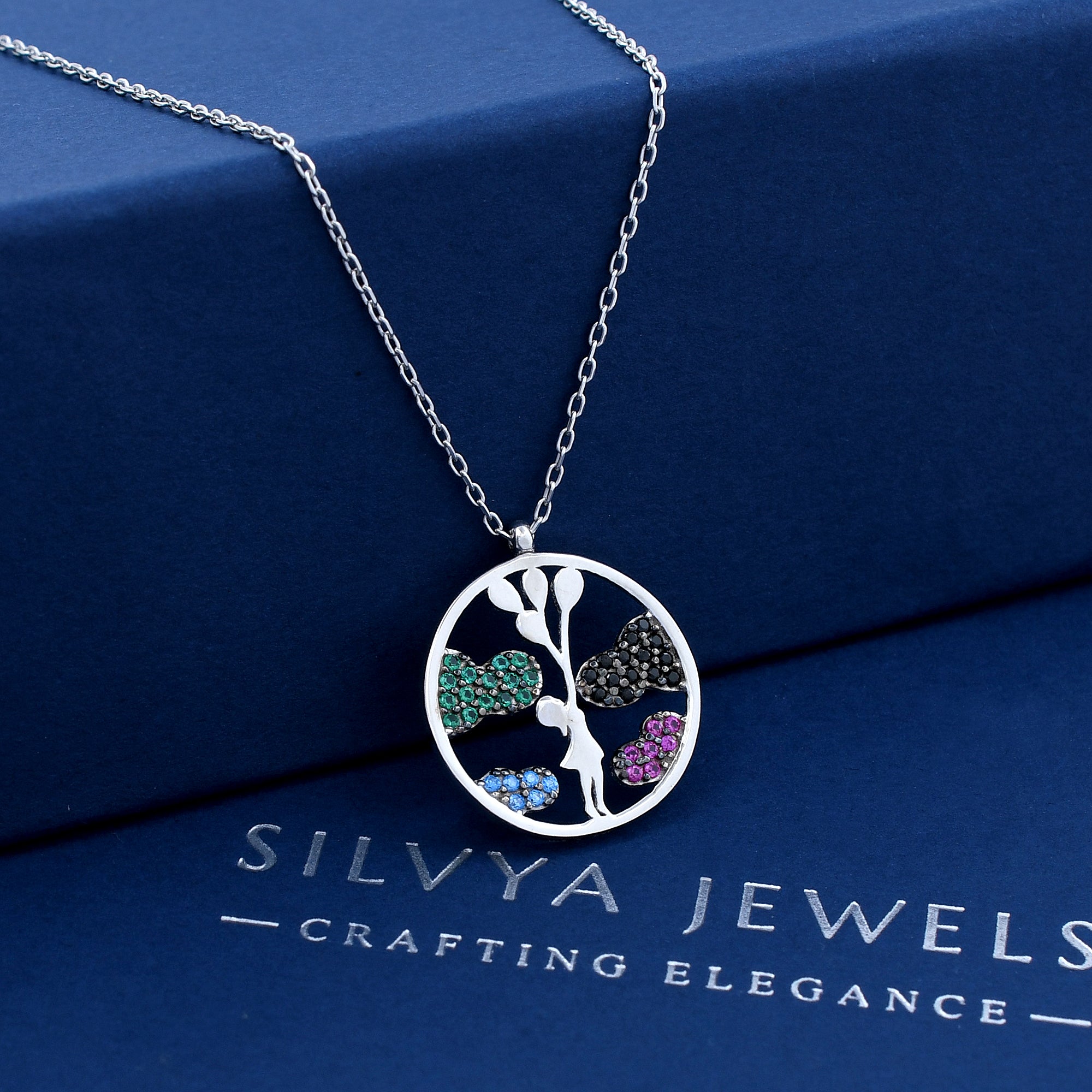 Joyful Girl Design 925 Sterling Silver Pendant