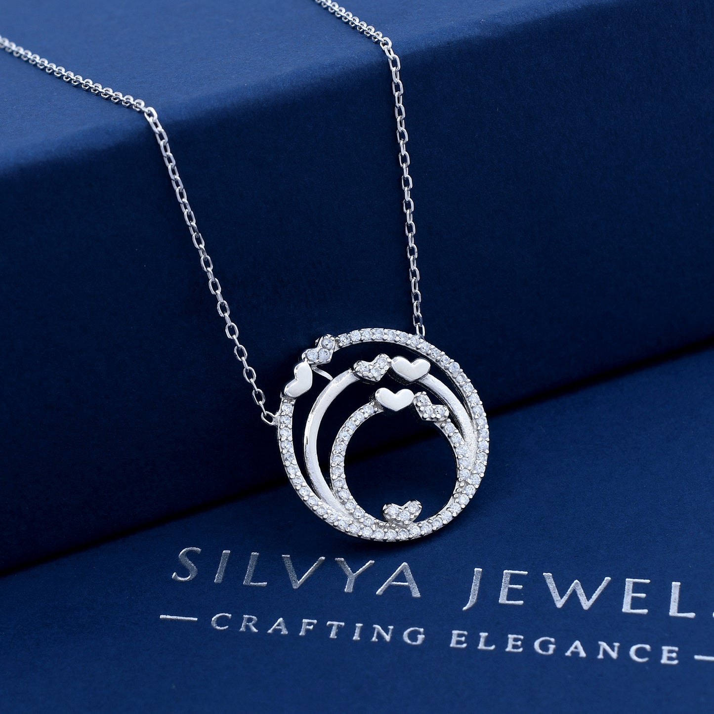 Heart Design 925 Sterling Silver Pendant