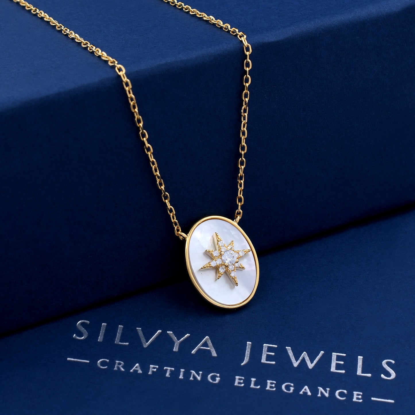 Coin Star Design 925 Sterling Silver Pendant