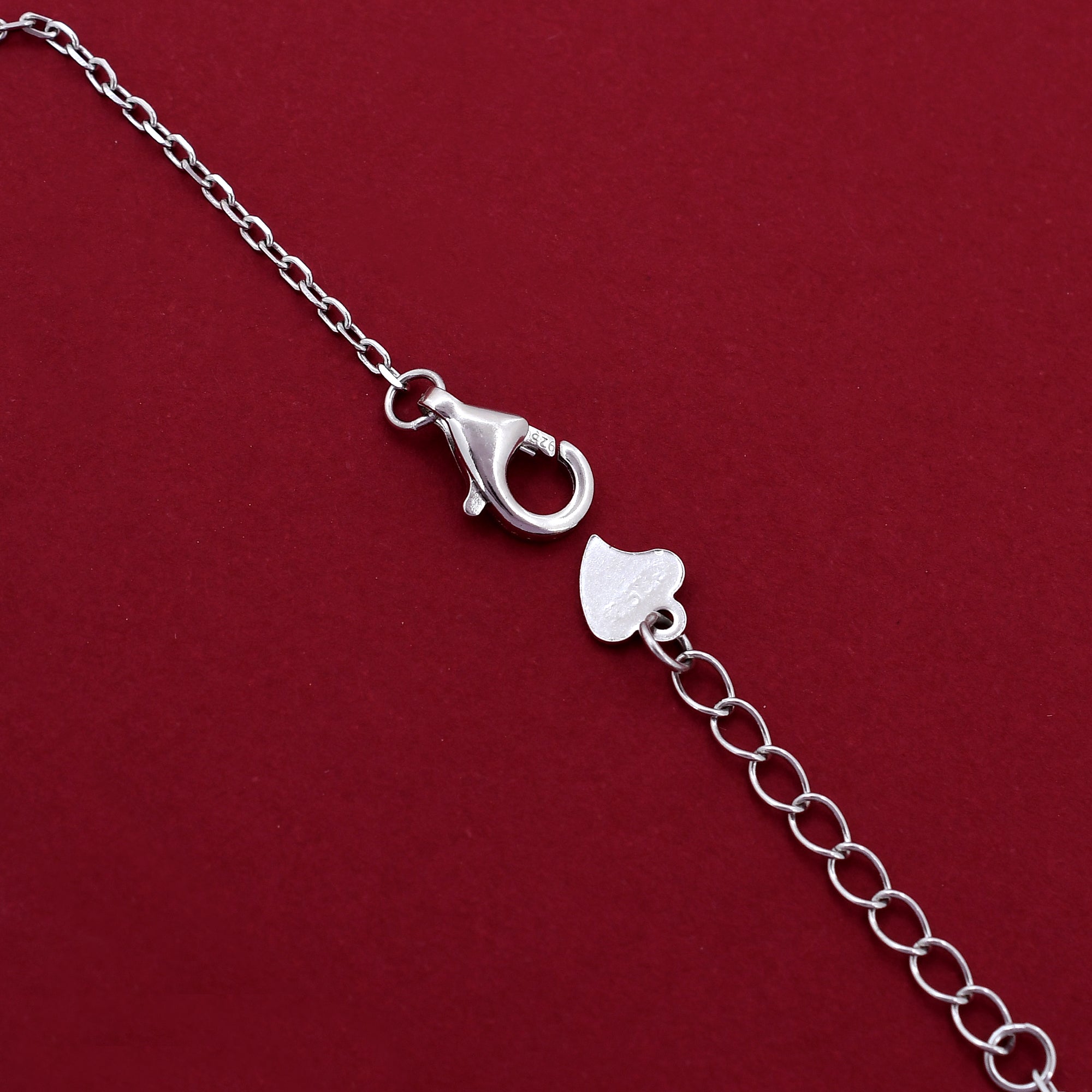 Evil Eye Key Design 925 Sterling Silver Bracelet
