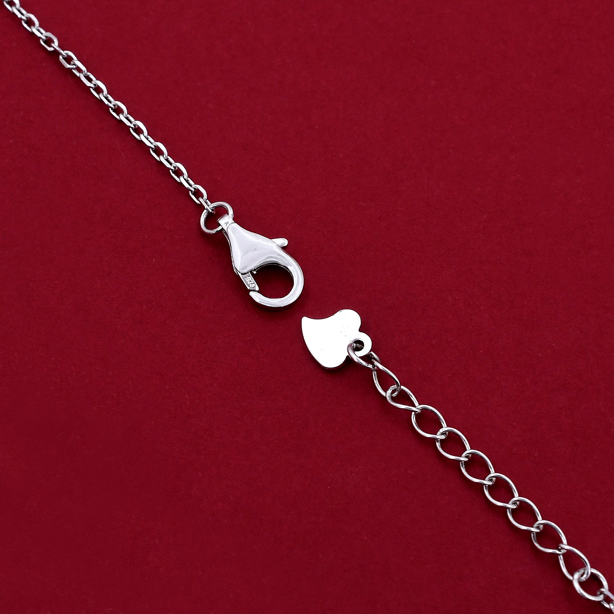 MOP Clover Charm925 Sterling Silver Bracelet