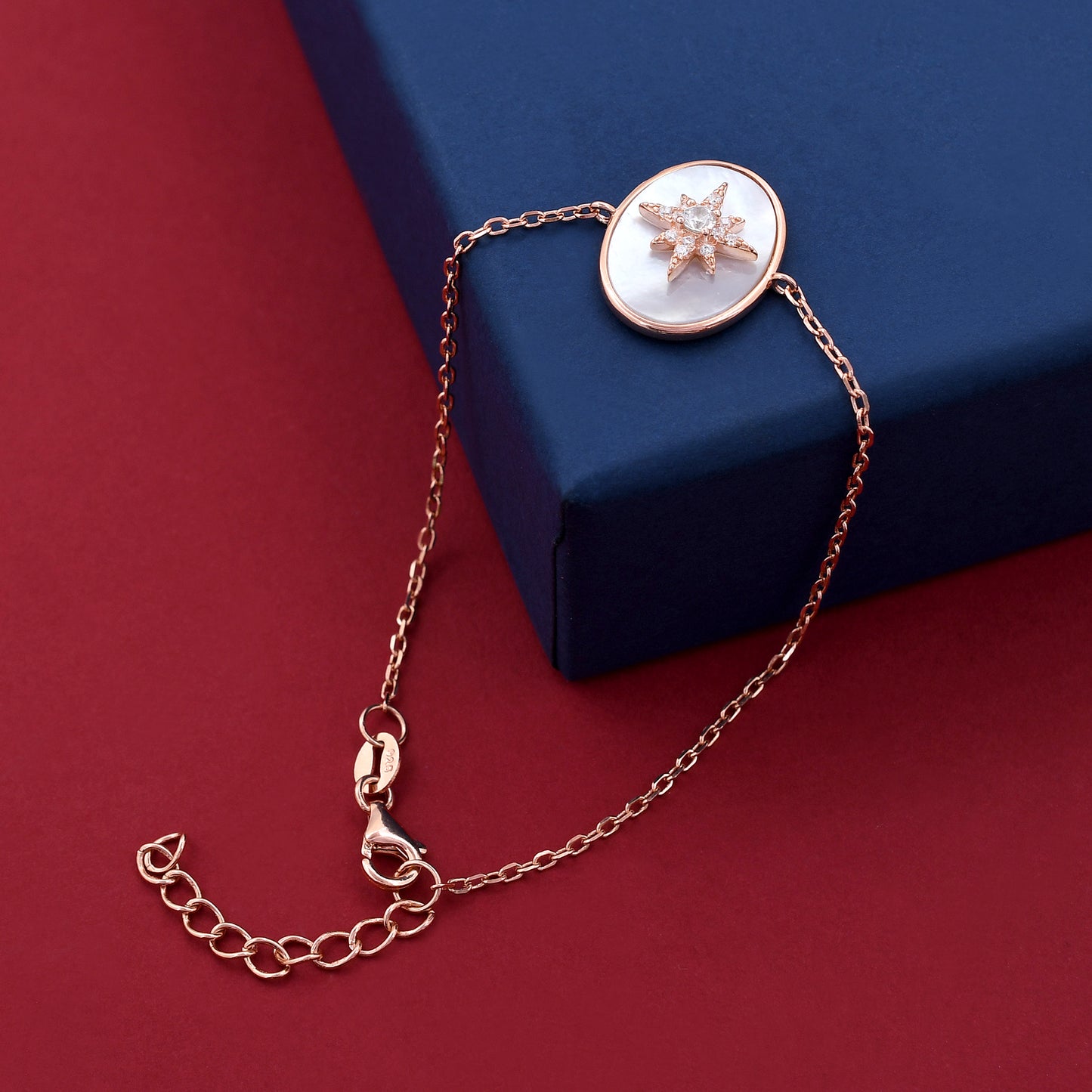 Oval Shape 925 Sterling Silver Bracelet
