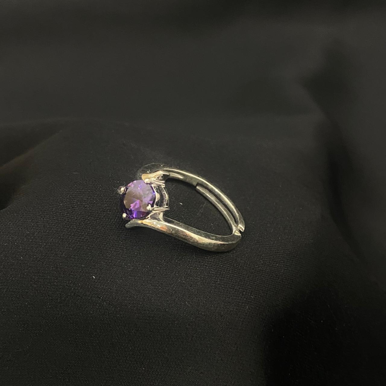 Round Cut Moissanite Diamond 925 Sterling Silver Ring