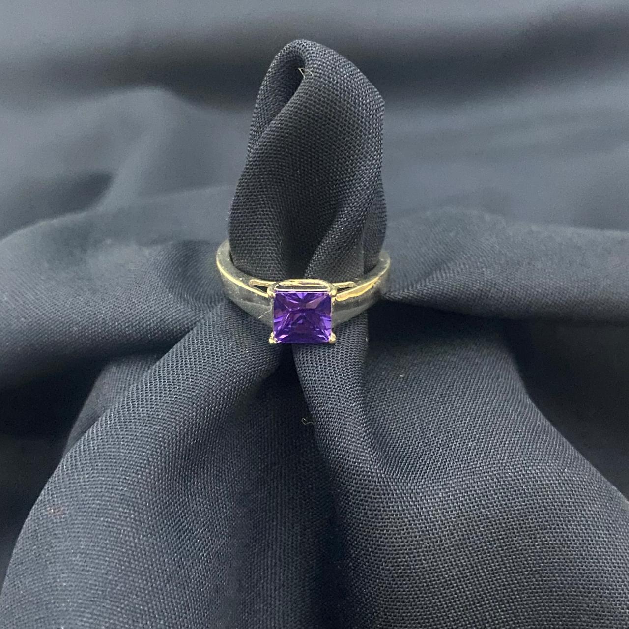 Topaz Emerald Cut 925 Sterling Silver Ring
