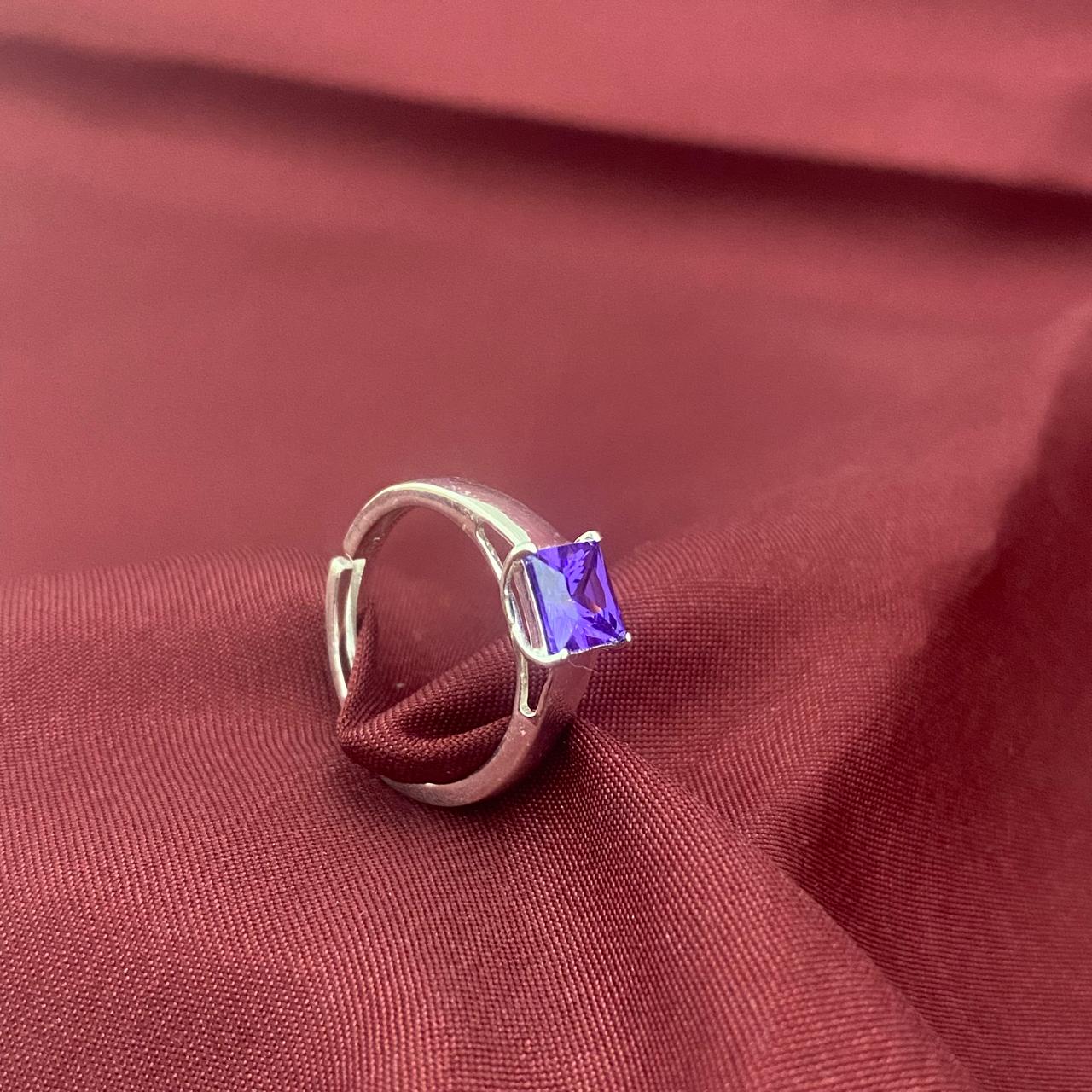 Topaz Emerald Cut 925 Sterling Silver Ring
