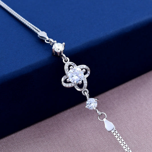 Flamboyant 925 Sterling Silver Bracelet