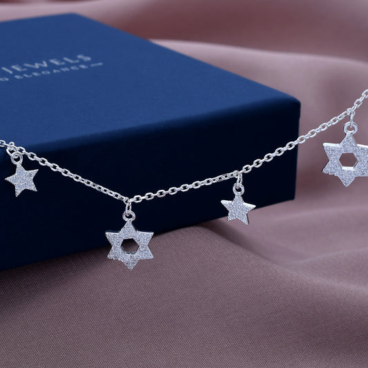 Star Design 925 Sterling Silver Bracelet
