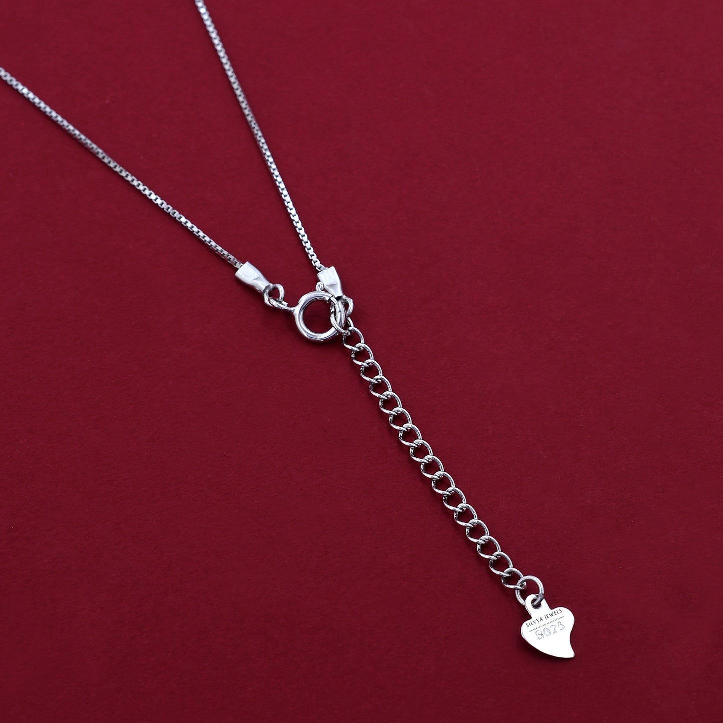 Long Pearl Drop 925 Sterling Silver Pendant