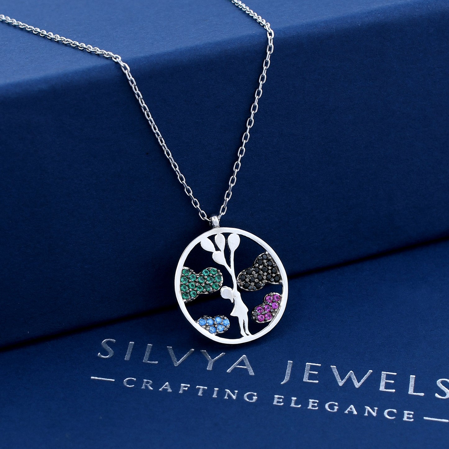 Joyful Girl Design 925 Sterling Silver Pendant