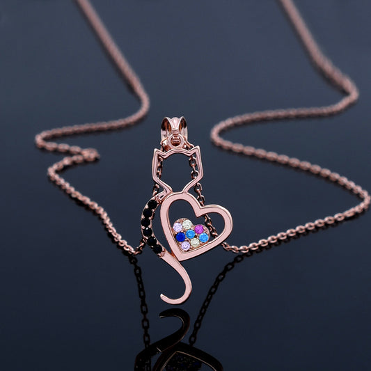 Flora Jems Heart Design 925 Sterling Silver Pendant