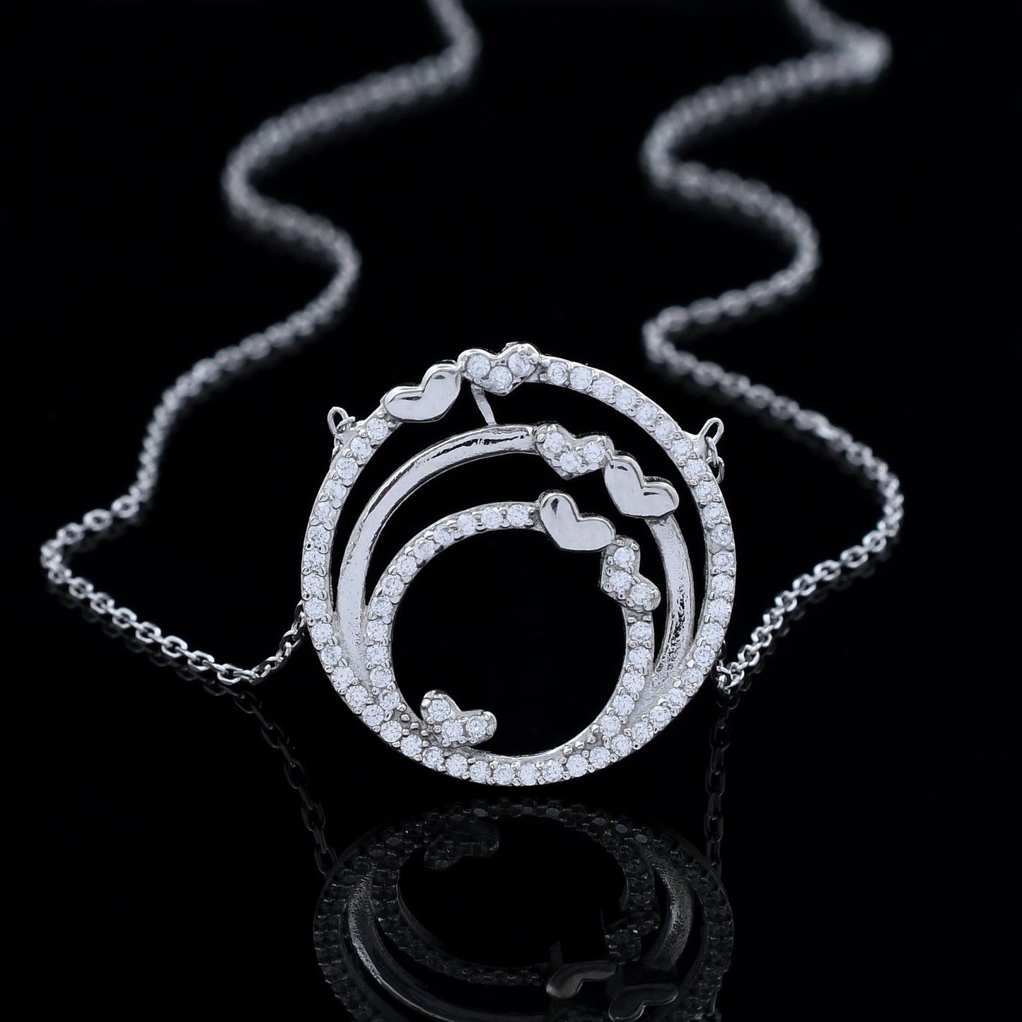 Heart Design 925 Sterling Silver Pendant