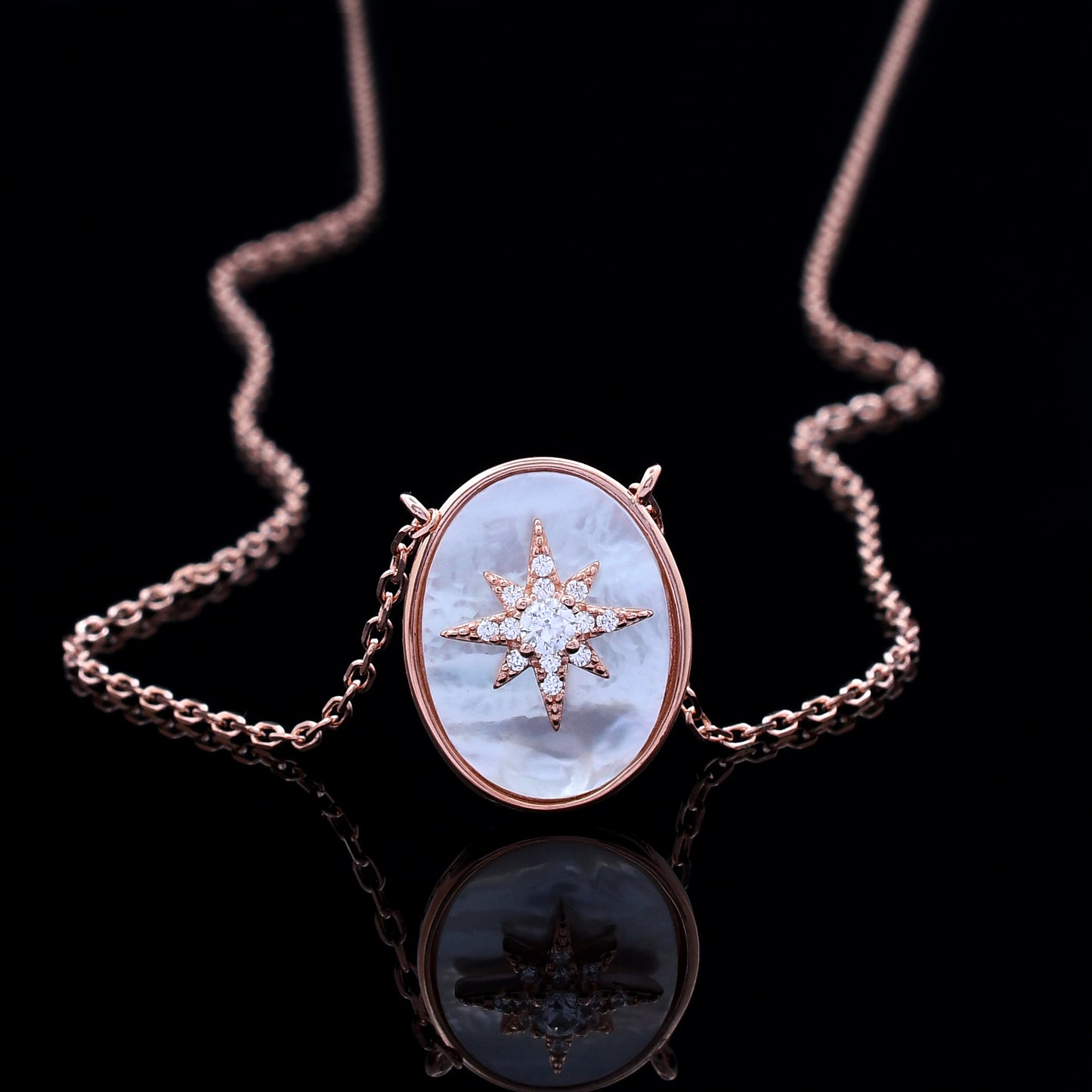Coin Star Design 925 Sterling Silver Pendant