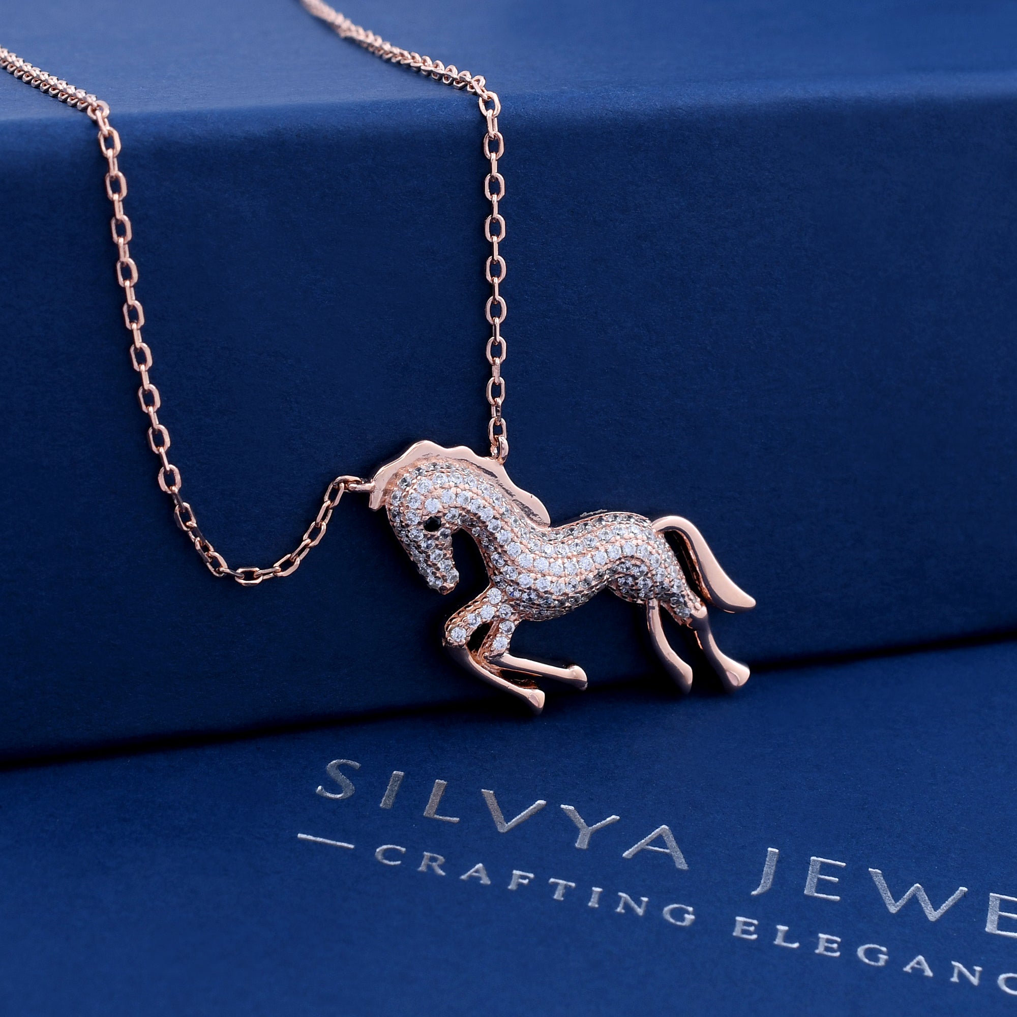 Horse Design 925 Sterling Silver Pendant
