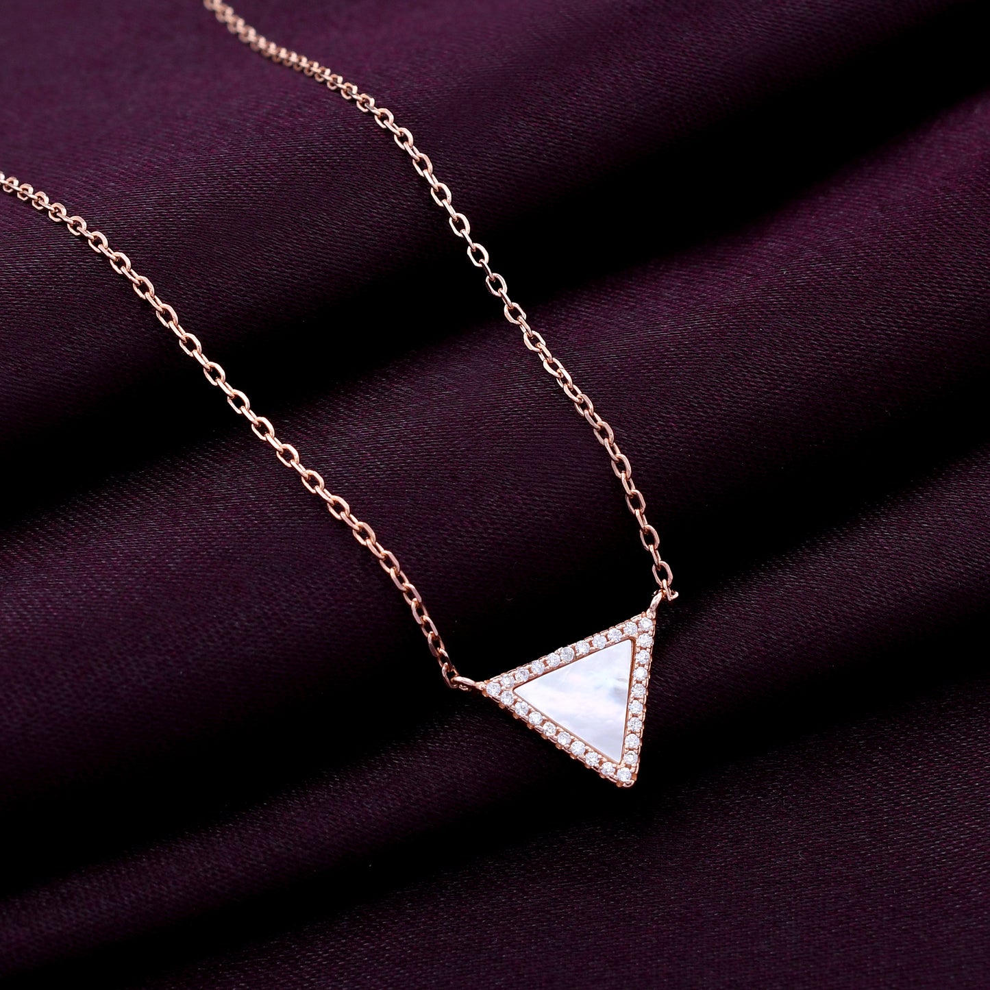 Triangle Shape 925 Sterling Silver Pendant