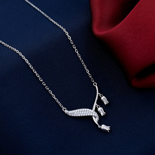 Flower Design 925 Sterling Silver Pendant