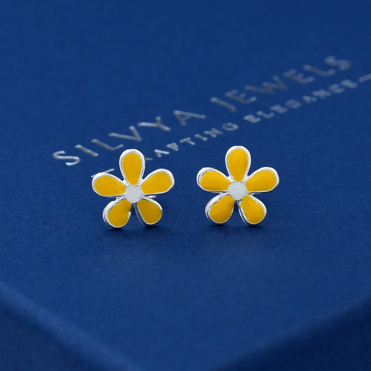Flower Design 925 Sterling Silver Studs