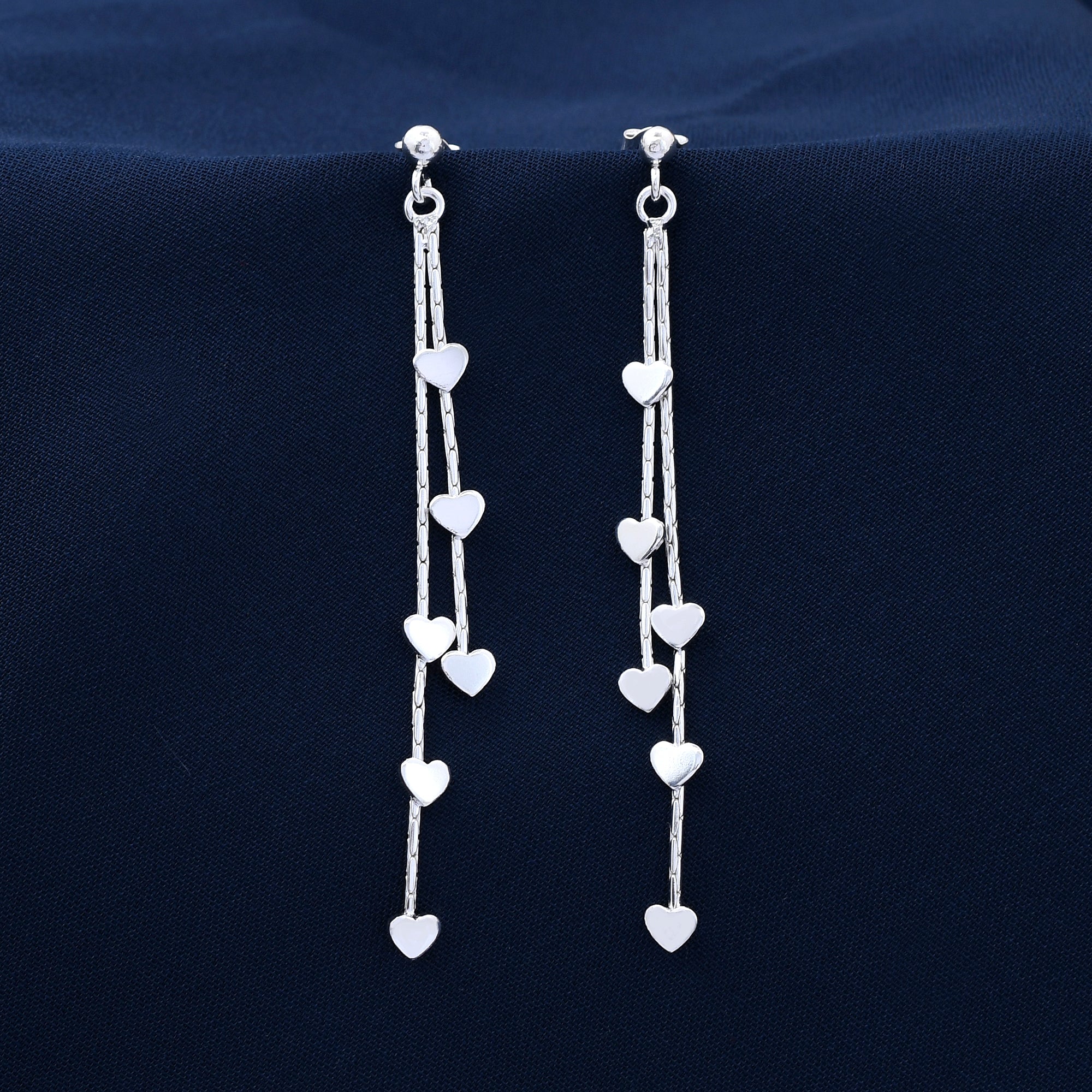 Heart Design 925 Sterling Silver Earring