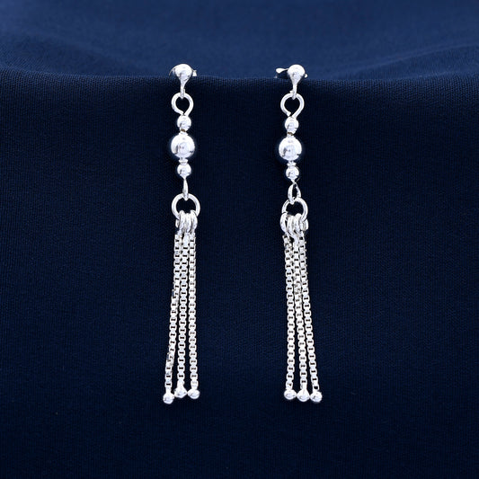 Three Layer Chain 925 Sterling Silver Earring