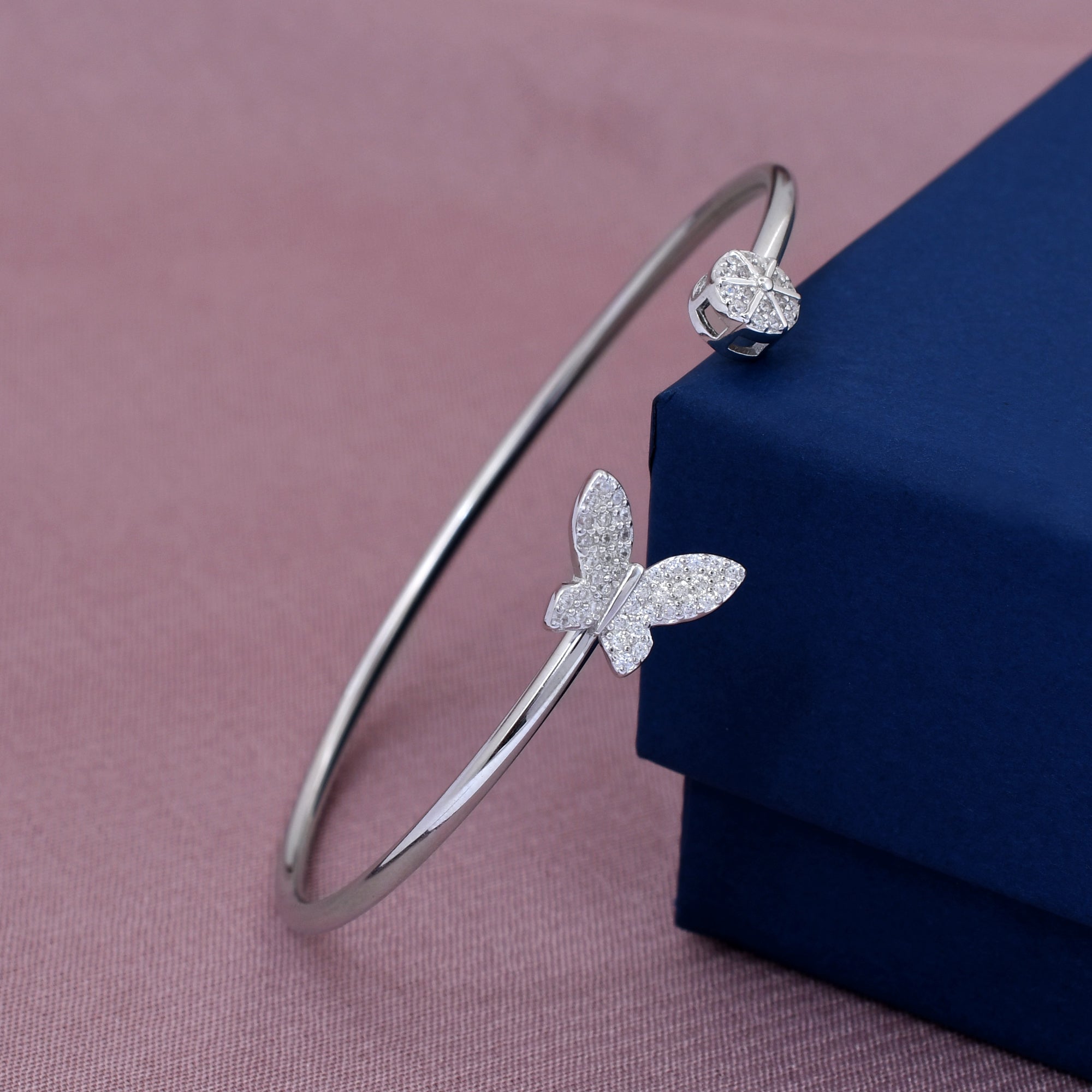 Butterfly Design 925 Sterling Silver Bracelet