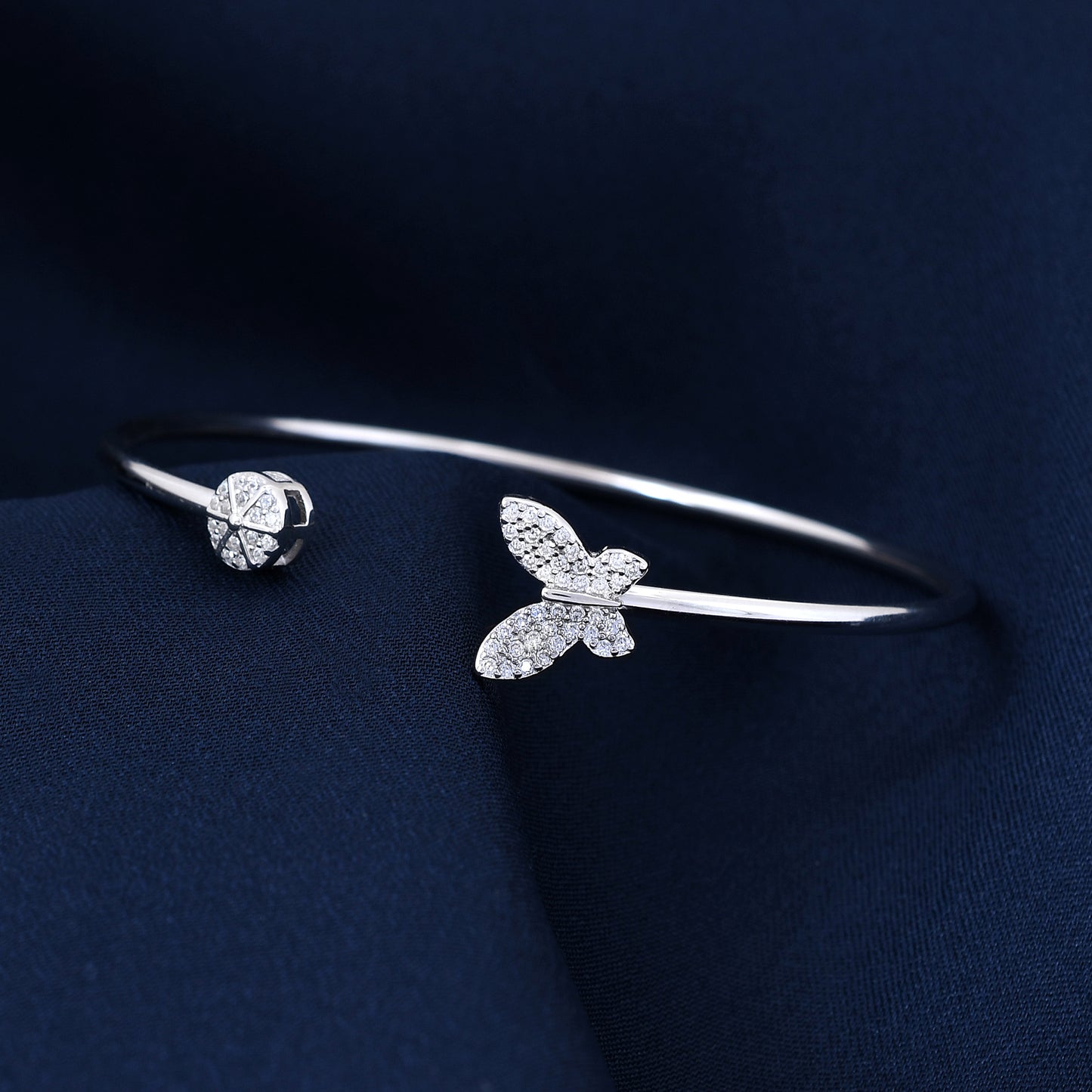Butterfly Design 925 Sterling Silver Bracelet