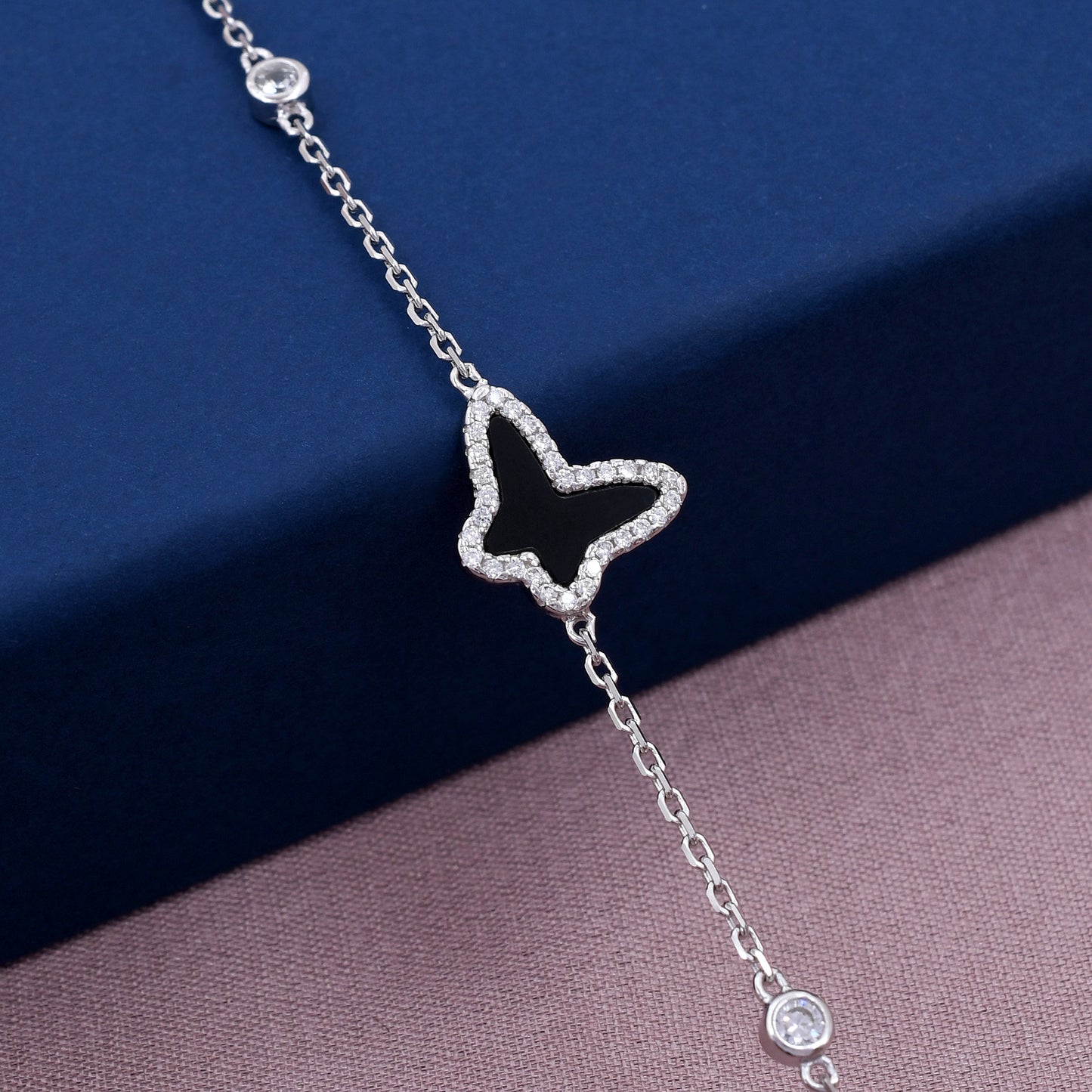 Butterfly Design 925 Sterling Silver Bracelet