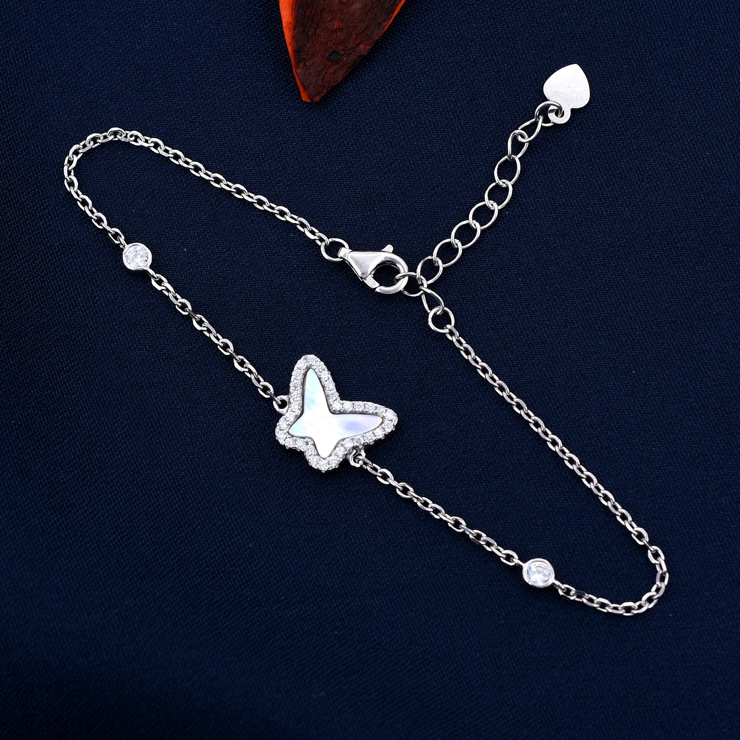 Butterfly Design 925 Sterling Silver Bracelet