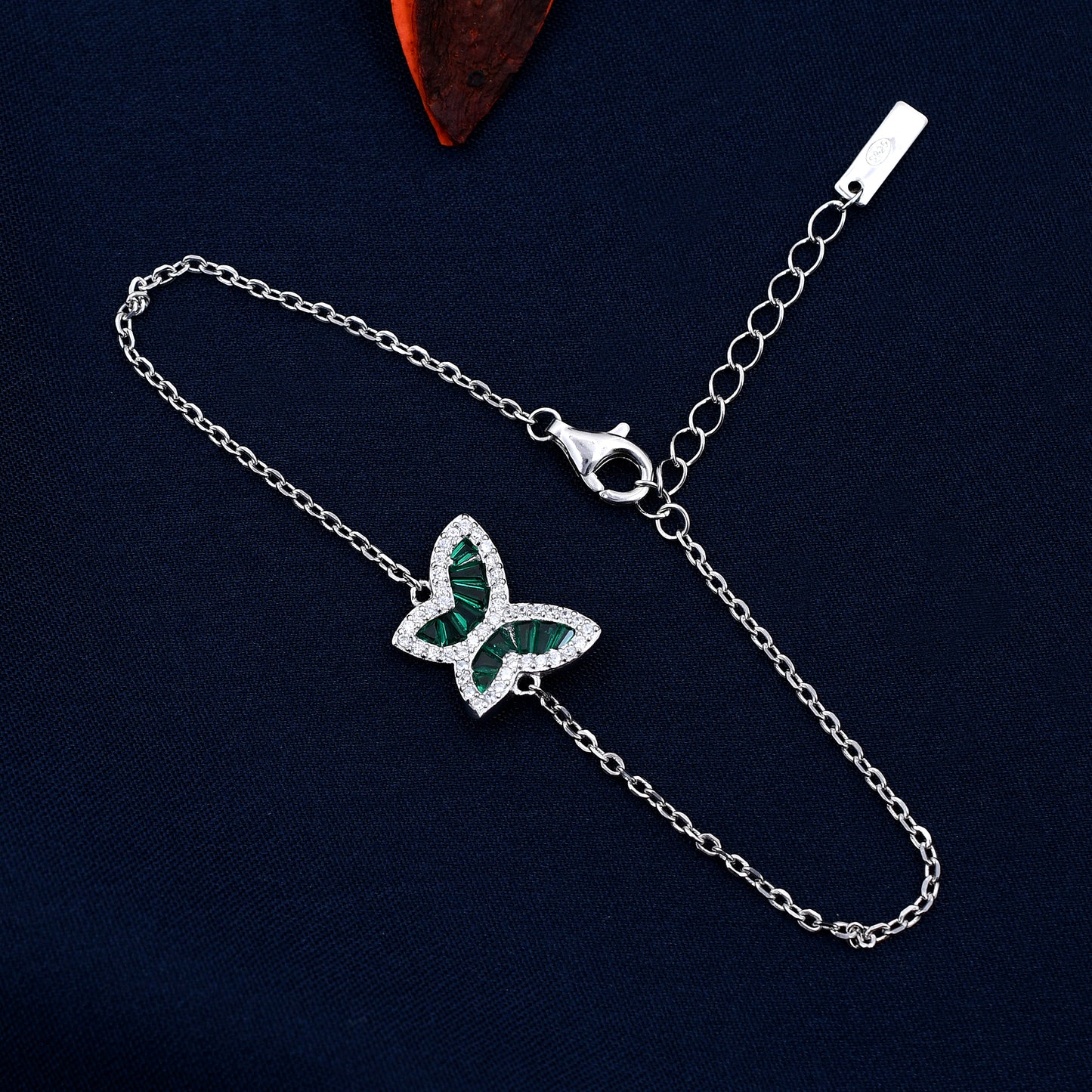 Butterfly Desigen 925 Sterling Silver Bracelet