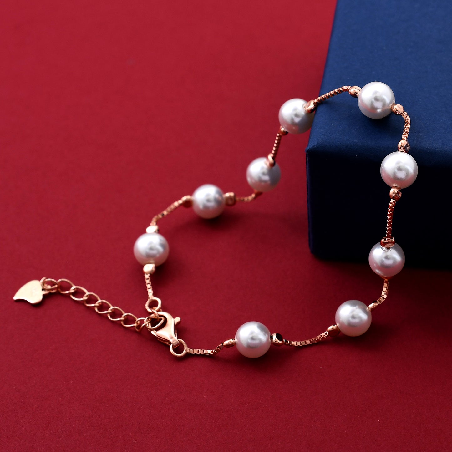 White Pearls 925 Sterling Silver Bracelet