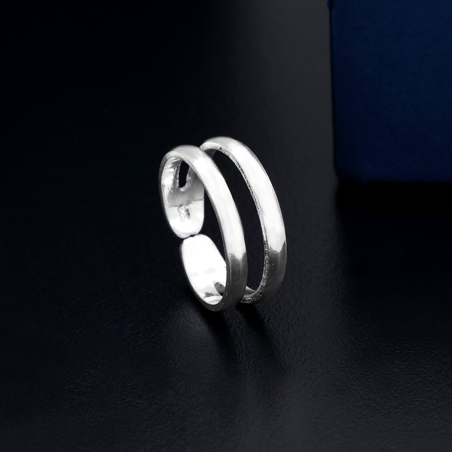 Double Band 925 Sterling Silver Toe Ring