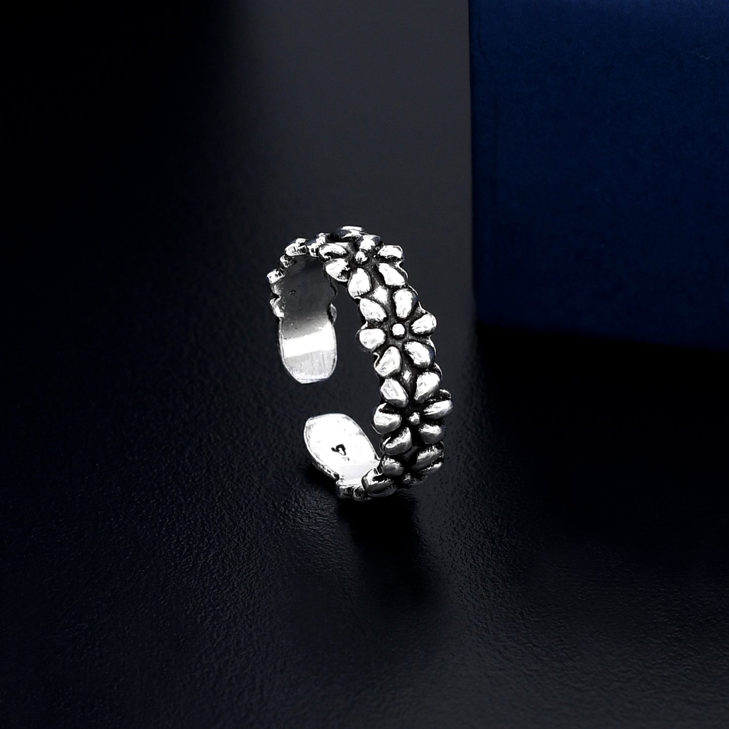 Flower 925 Sterling Silver Toe Ring