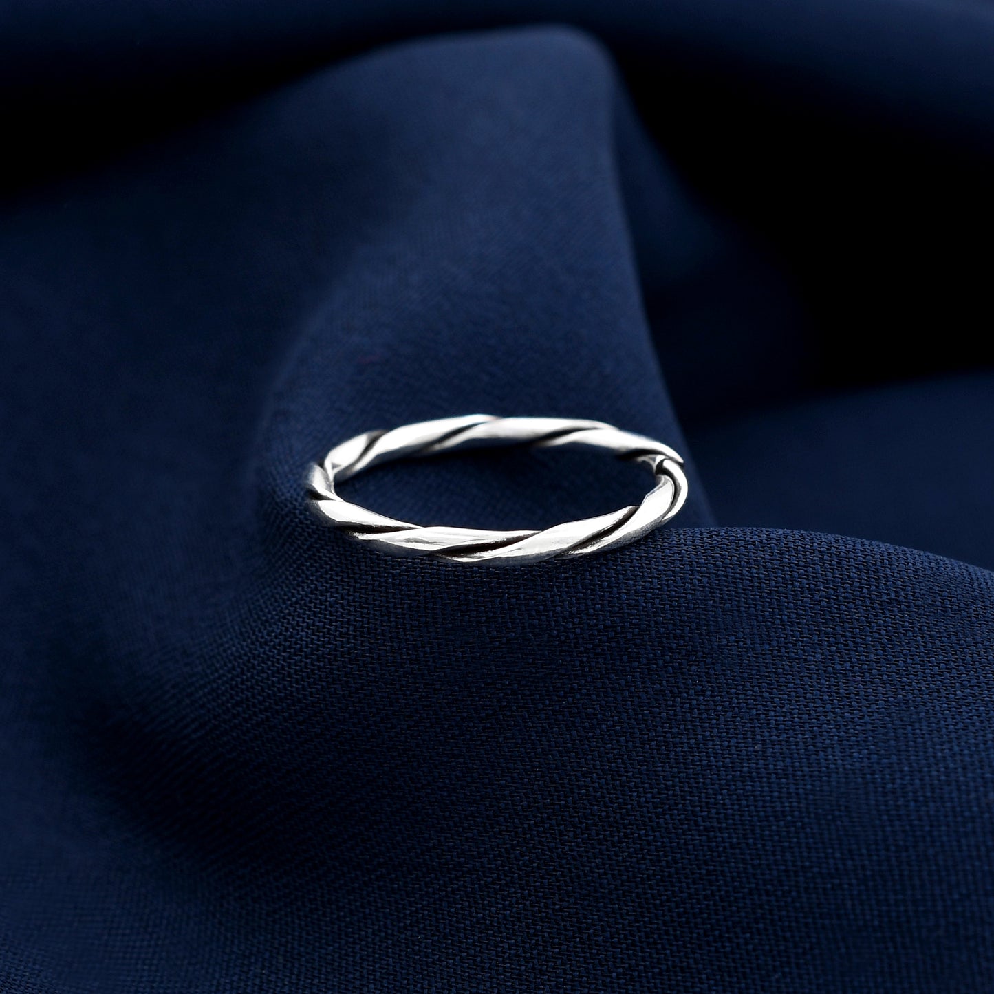 Twisted Wire Design 925 Sterling Silver Toe Ring
