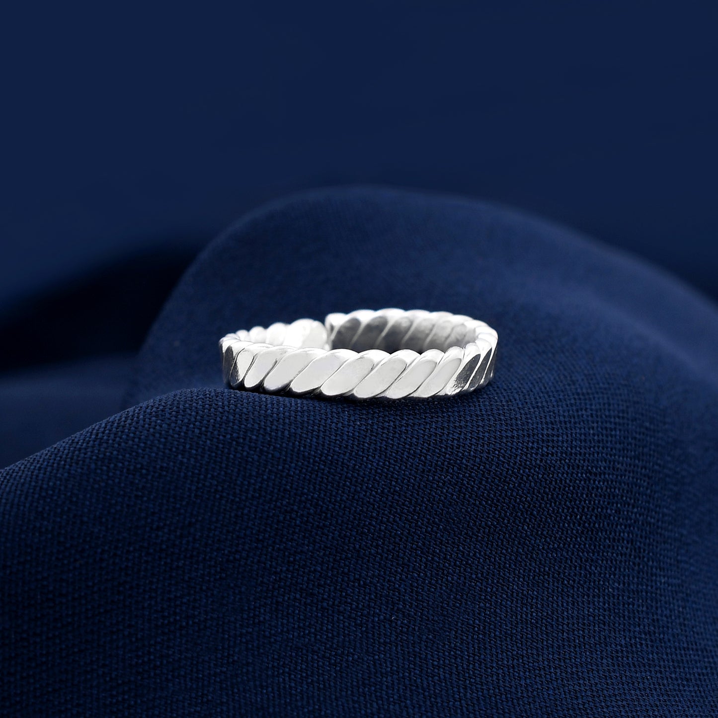Frill Shape 925 Sterling Silver Toe Ring