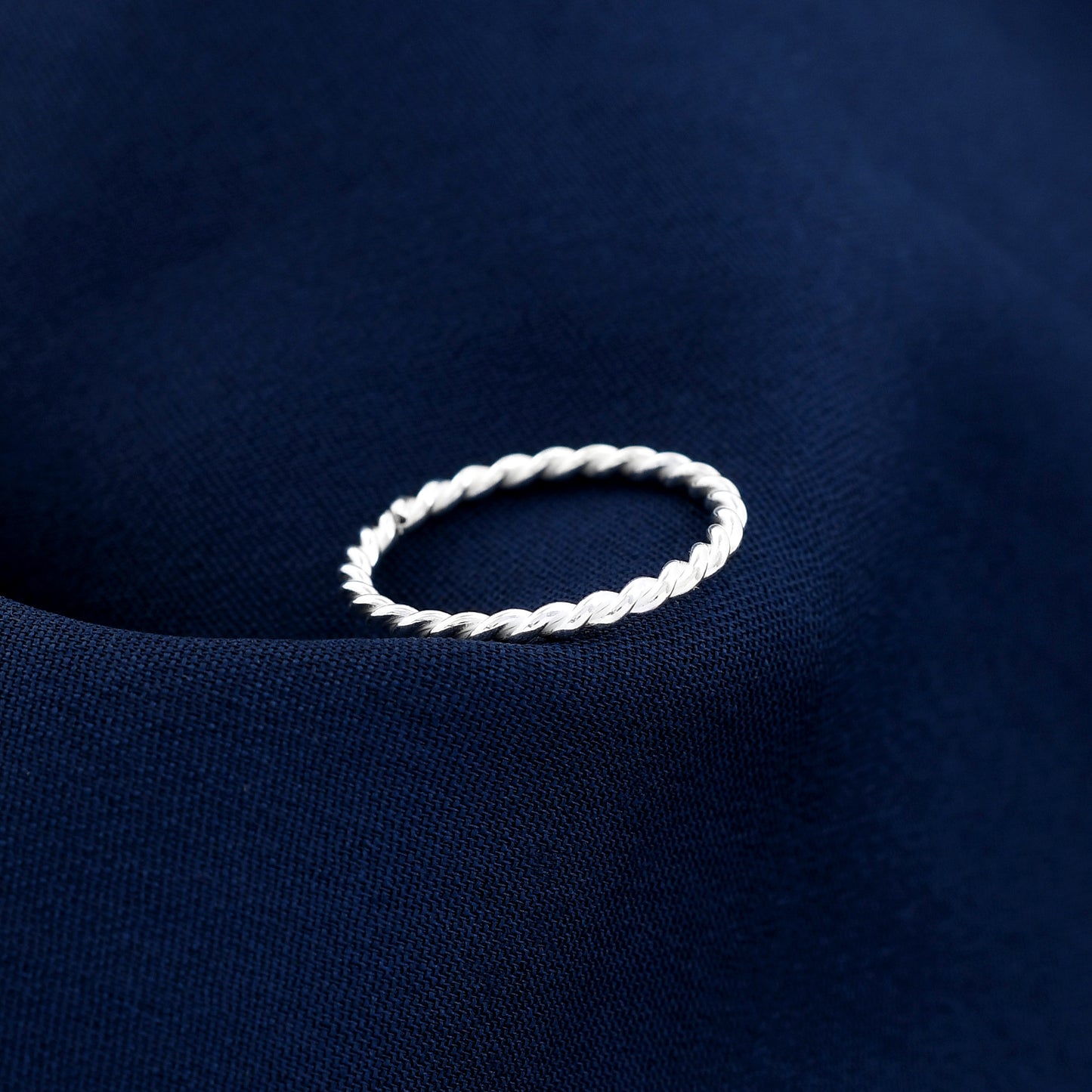 Round Twisted 925 Sterling Silver Toe Ring