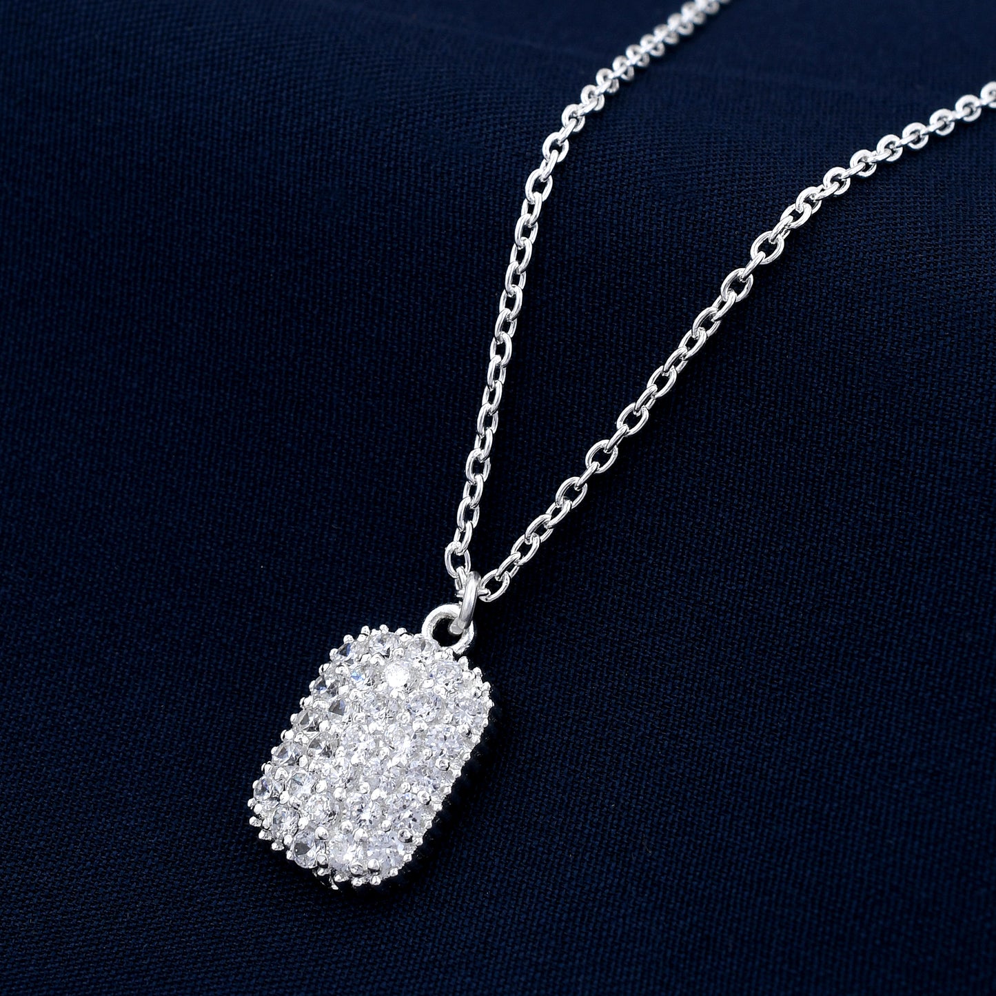 Cubic Zircon 925 Sterling Silver Pendant