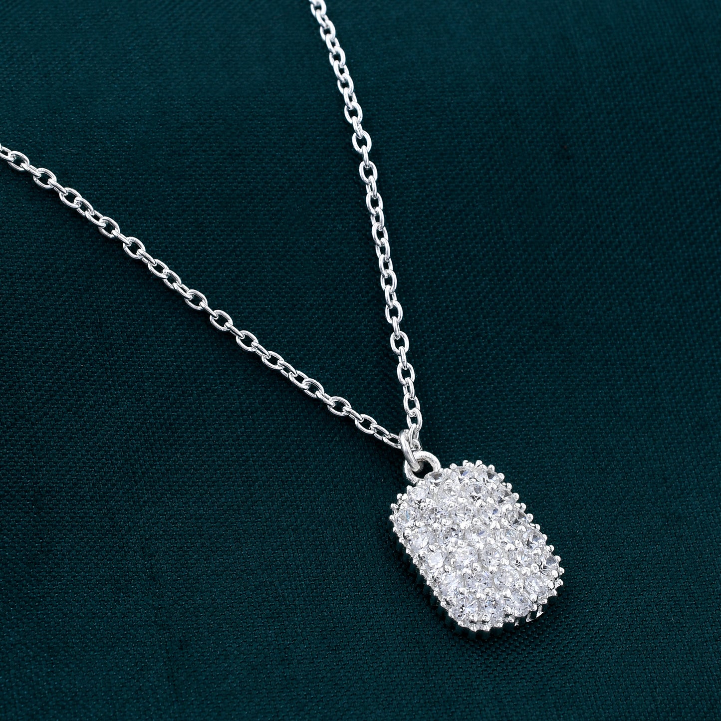 Cubic Zircon 925 Sterling Silver Pendant