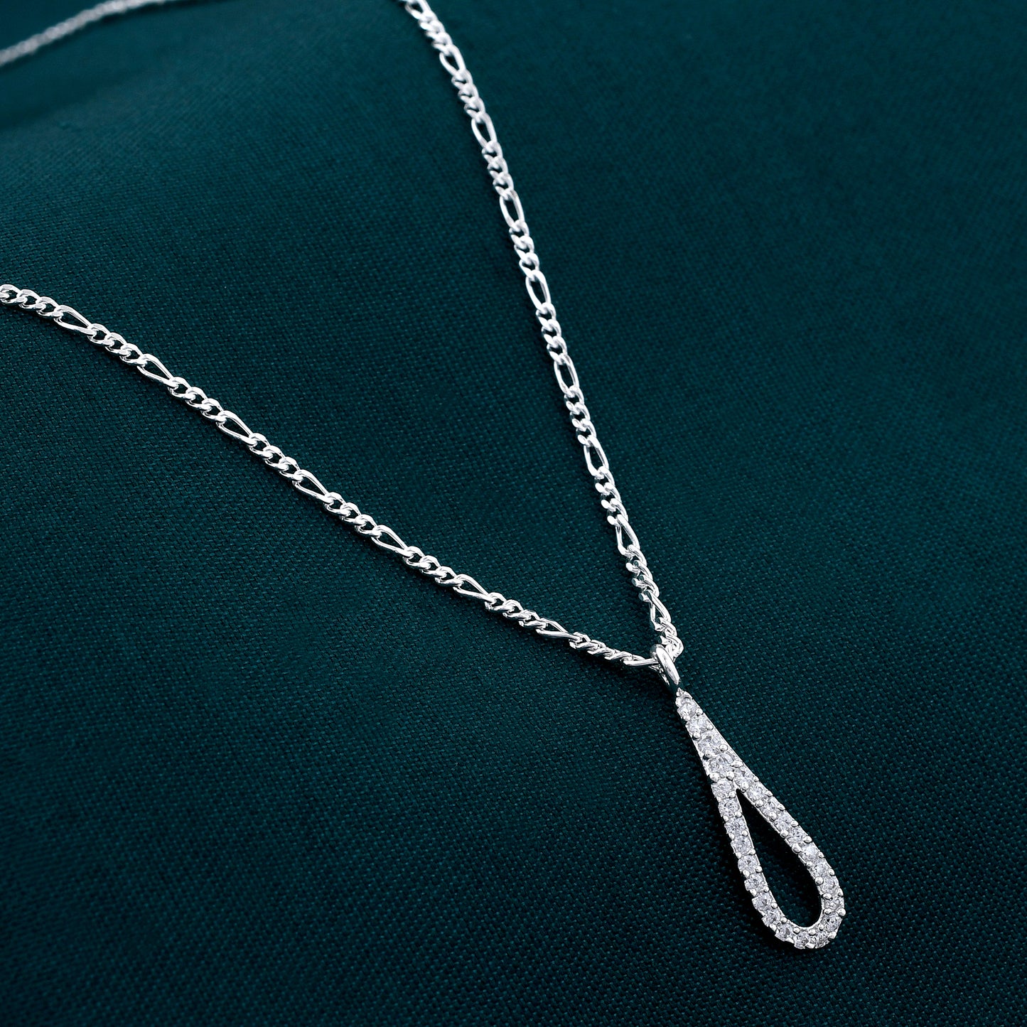 Tear Drop Design 925 Sterling Silver Pendant