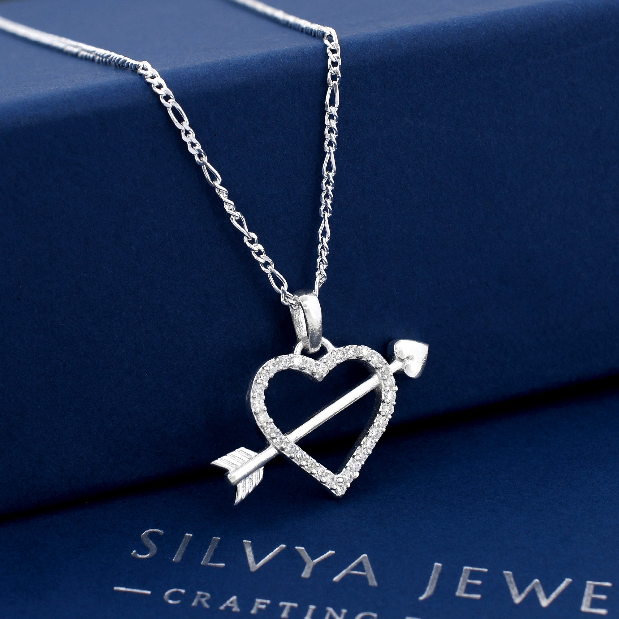 Heart Design 925 Sterling Silver Pendant
