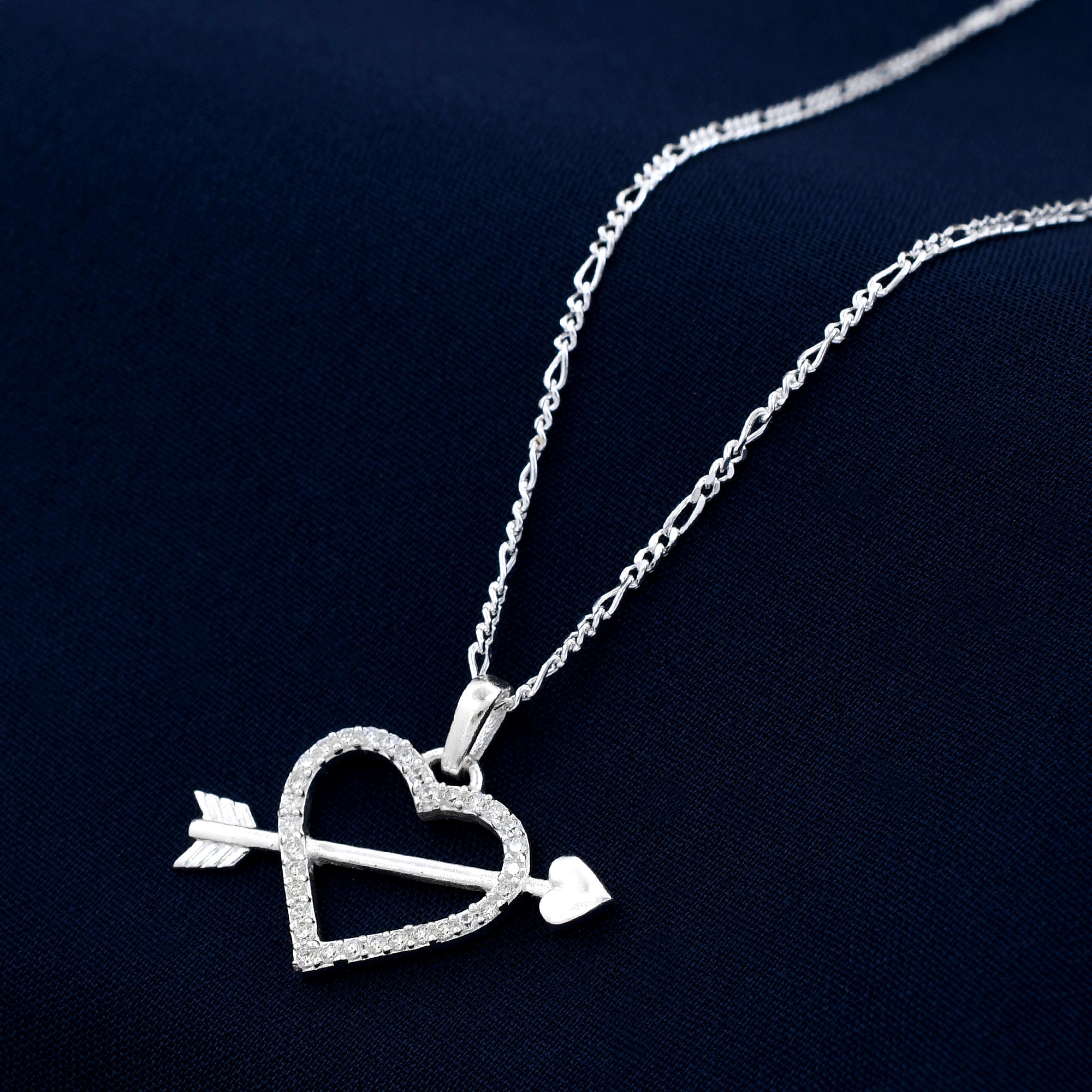 Heart Design 925 Sterling Silver Pendant