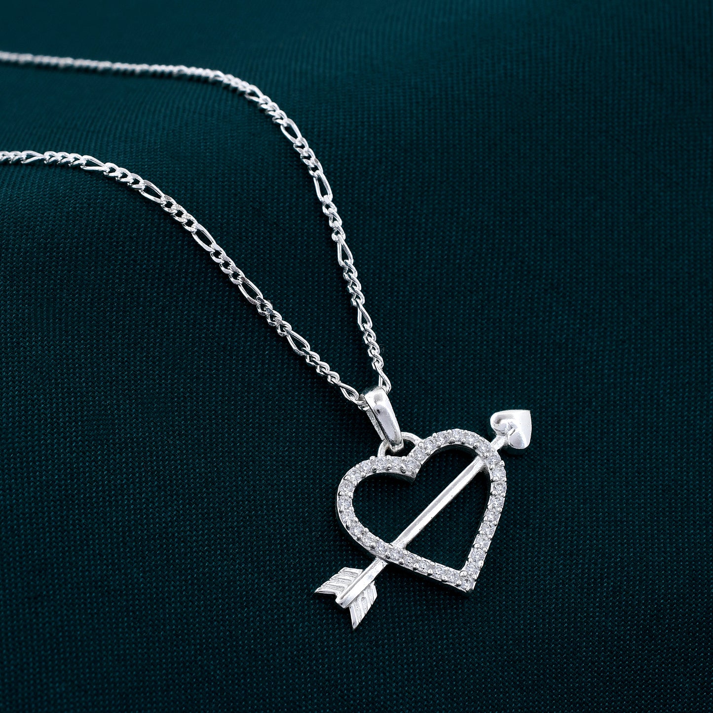Heart Design 925 Sterling Silver Pendant