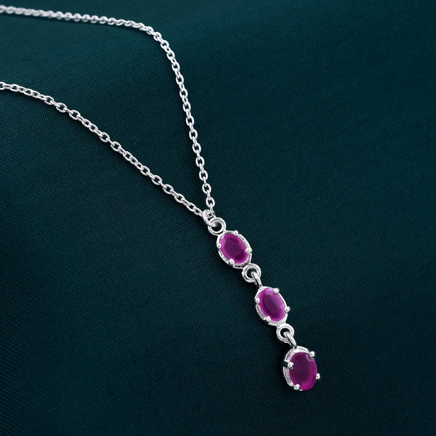 Multi Shaped Diamond 925 Sterling Silver Pendant