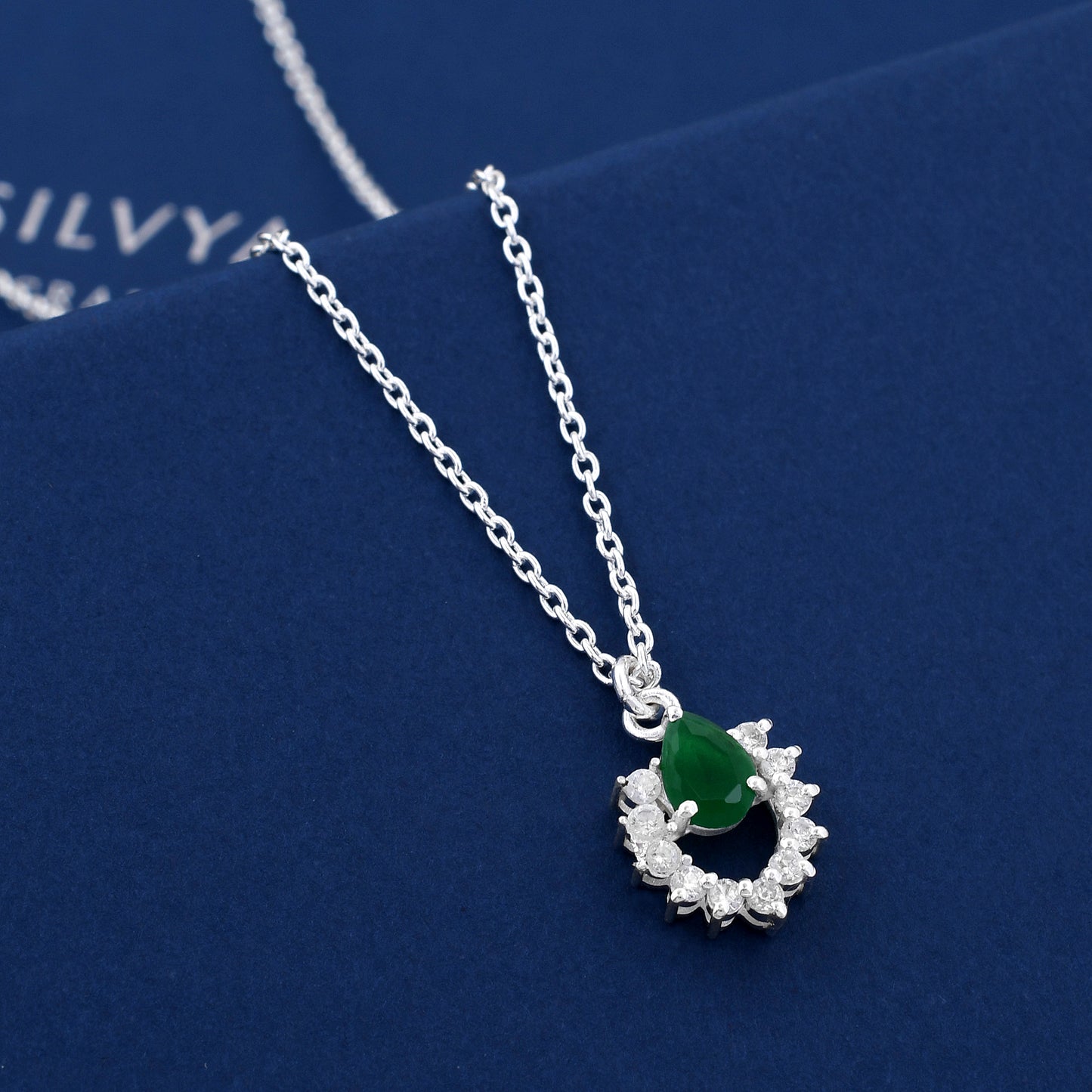 Natural Cut Diamond 925 Sterling Silver Pendant