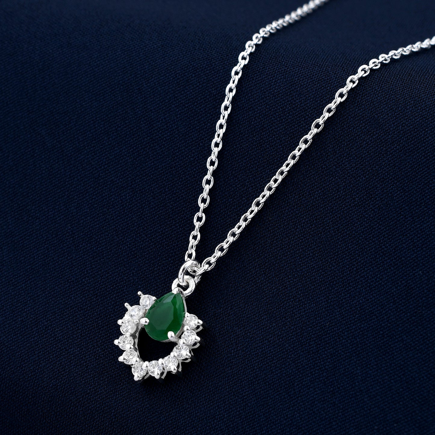 Natural Cut Diamond 925 Sterling Silver Pendant