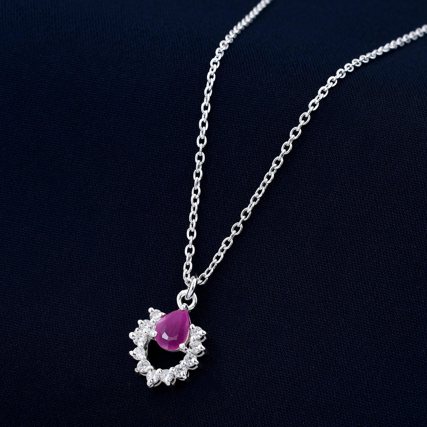 Natural Cut Diamond 925 Sterling Silver Pendant