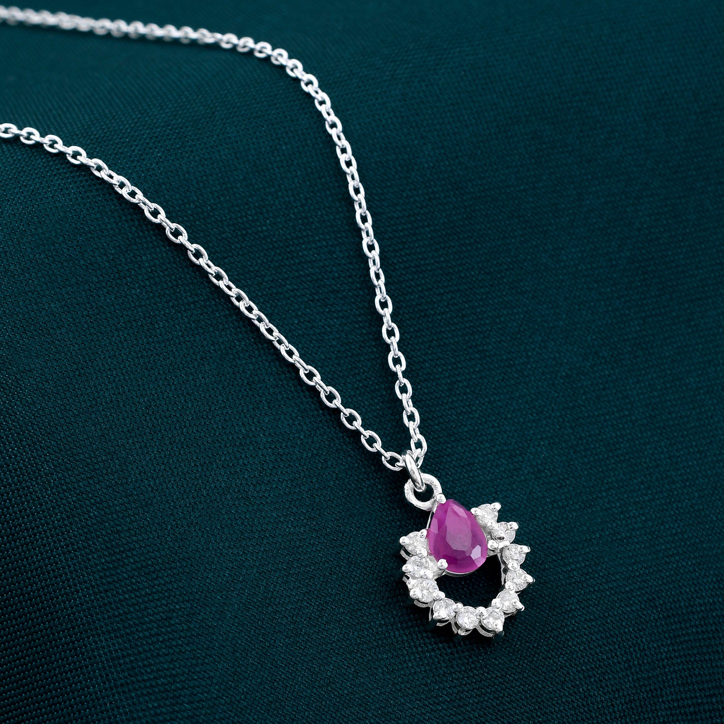 Natural Cut Diamond 925 Sterling Silver Pendant
