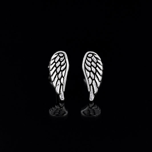 Angel Wing 925 Sterling Silver Studs