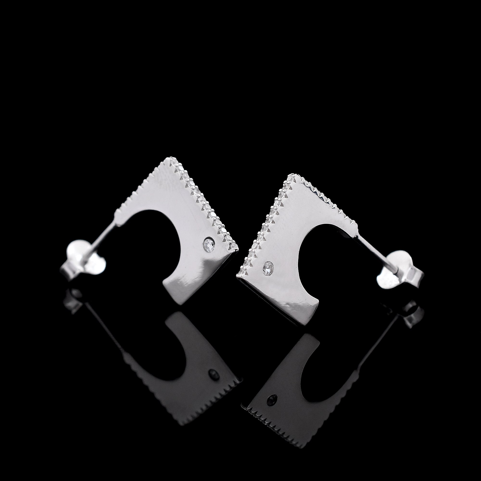 Shining Diamond Design 925 Sterling Silver Earring