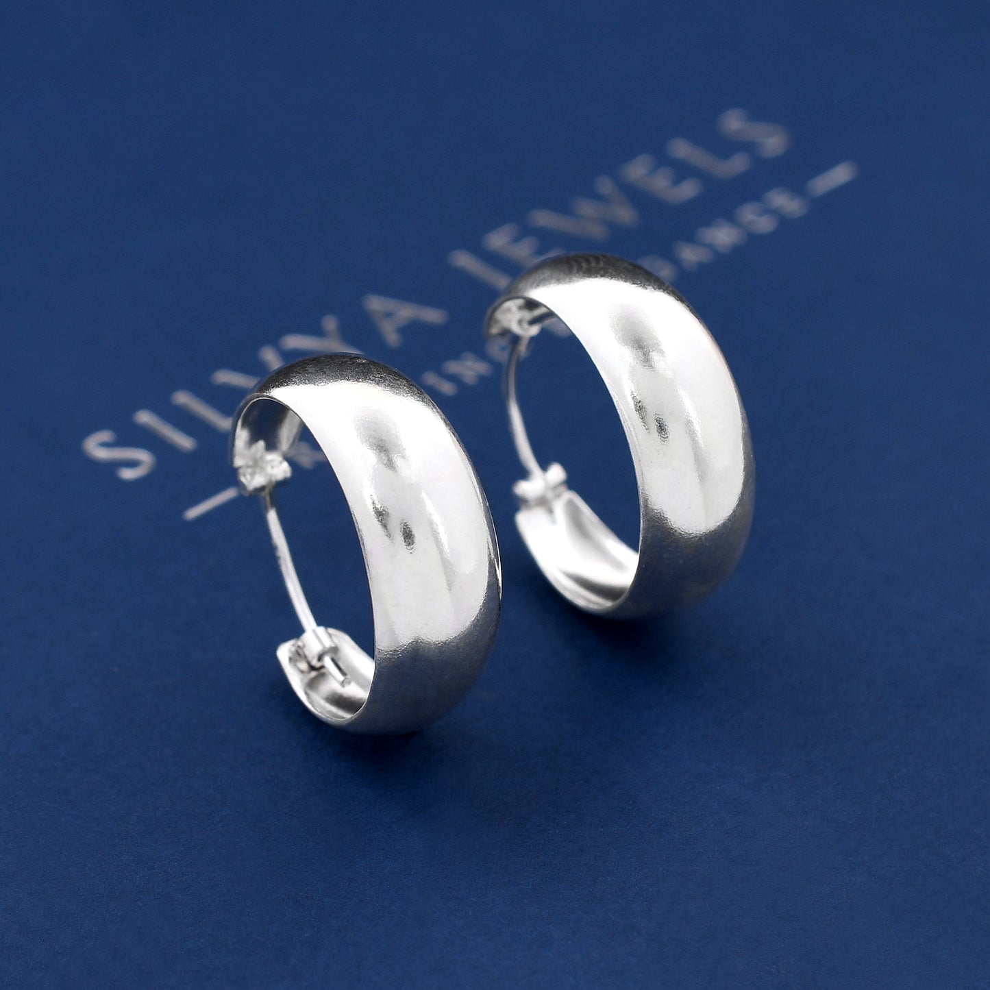 Round Plain 925 Sterling Silver Earring