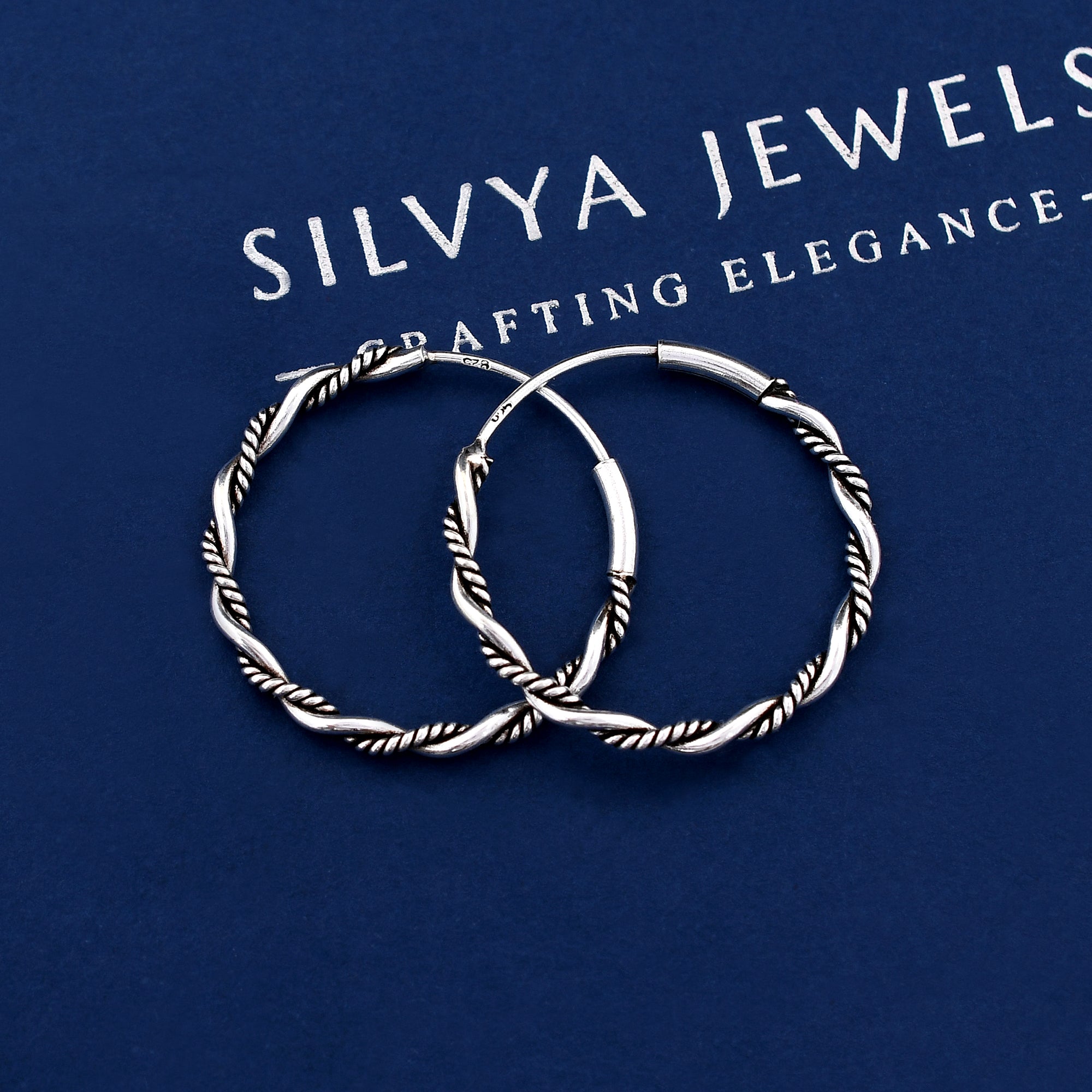 925 Sterling Silver Hoop Earring