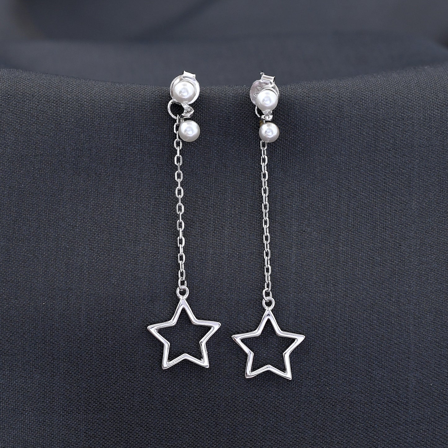 Star Shape 925 Sterling Silver Earring